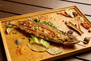 烤秋刀鱼