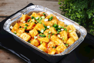 锡纸烤豆腐