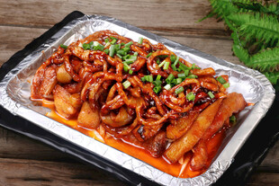 锡纸香辣鱿鱼须