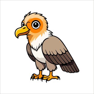 卡通老鹰形象