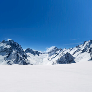 壮丽雪山雪景