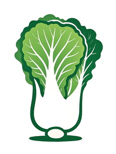 卡通白菜形象设计