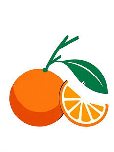 新鲜橙子饱满多汁