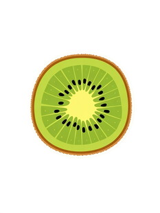 切片猕猴桃图案