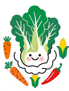 可爱蔬菜大集合