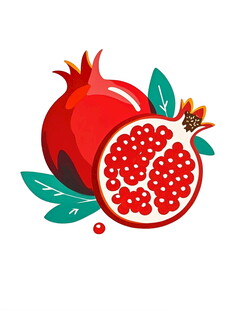 手绘巴旦木坚果插画