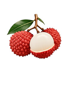 新鲜荔枝果肉饱满诱人