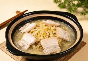 砂锅猪肉白菜煲