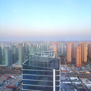 城市高楼景观俯瞰图