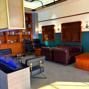 复古风格书房室内场景