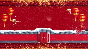  新年喜庆春节灯笼福字