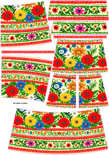 民族风刺绣服饰图案