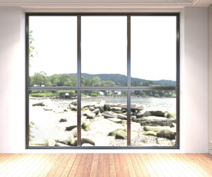 全景落地窗赏户外美景