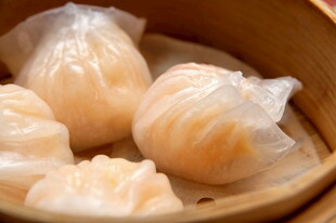 鲜虾蒸饺
