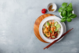 鲜虾盖饭