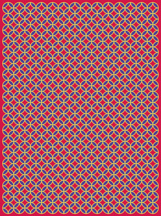 新年多福多彩几何图案装饰布料