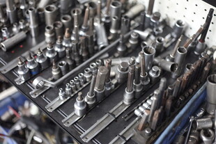 精密机械零件特写