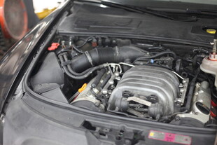 汽车发动机特写