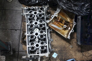 汽车发动机缸体零件拆解
