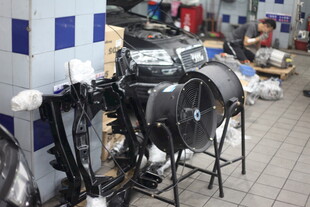 车间中的机械设备