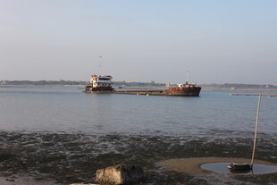 海上船只停泊景象