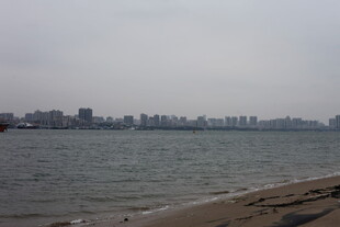 海滨城市景观水域与建筑