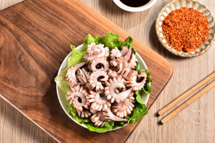 新鲜鱿鱼圈