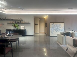 现代简约风格客厅室内一角