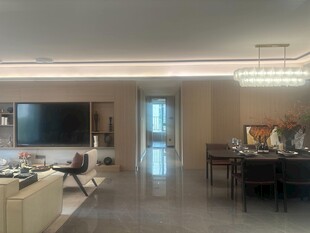 现代简约风格的宽敞客厅