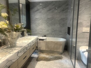 现代简约风大理石浴室