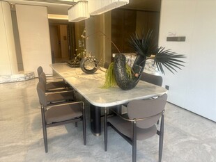 现代简约风格餐厅室内场景