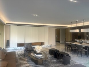 现代简约风格客厅室内场景