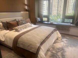 现代温馨卧室室内场景