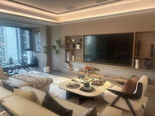 现代简约风客厅室内展示