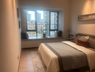 简约温馨卧室室内场景