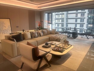 现代豪华客厅室内场景