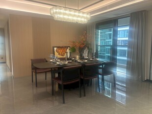 现代简约风格餐厅室内景