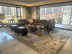 现代豪华客厅室内场景