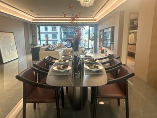 现代风格餐厅室内布置