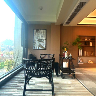 中式雅致客厅休闲角落