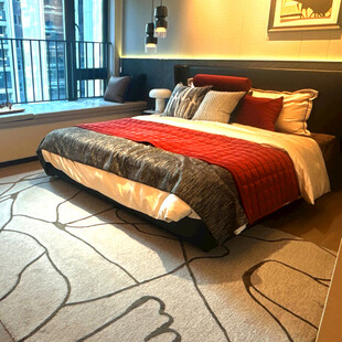 现代风格温馨卧室一角