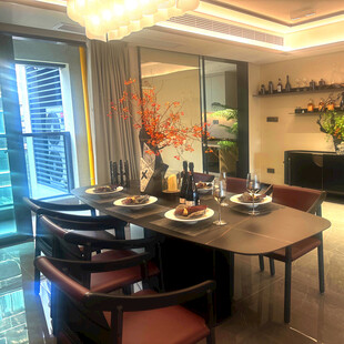 现代风格温馨餐厅室内场景