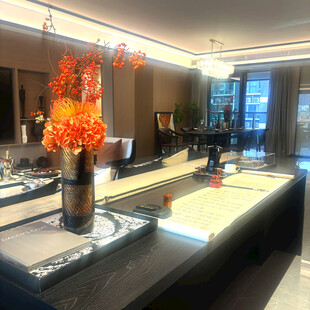 现代奢华客厅装饰展示