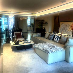 现代奢华客厅室内场景