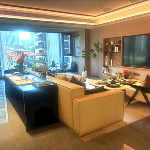 现代风格温馨客厅场景