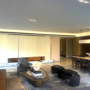 现代简约风格的宽敞客厅