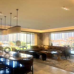 现代风格豪华客厅室内景