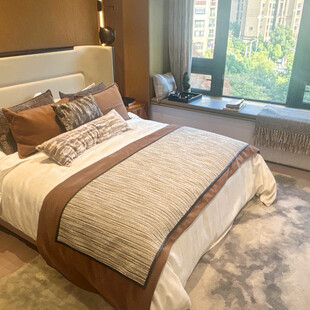 现代温馨卧室室内场景