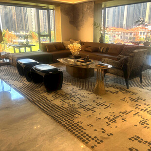 现代奢华客厅室内场景