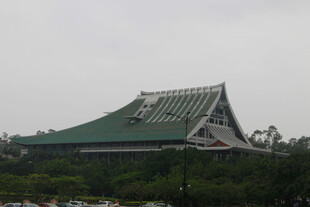 独特屋顶设计大型建筑 厦门大学